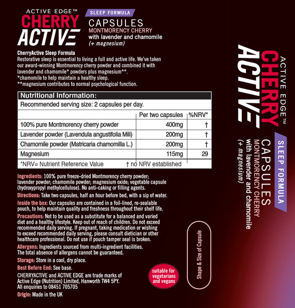 CherryActive® Sleep Formula Capsules 30’s