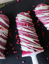 Beetroot Berry & White Chocolate Ice Lollies
