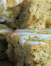 Cherry, Lime & Courgette Sponge